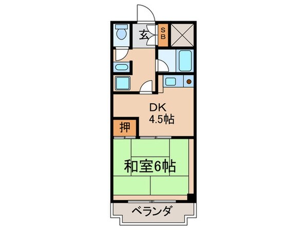 メゾンペルソナの物件間取画像